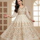 Zari Sequin Gorgette Anarkali Gown