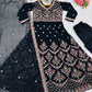 Zari Sequin Gorgette Anarkali Gown