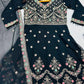 Zari Sequin Gorgette Anarkali Gown