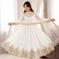 Red Sequin Embroidered Anarkali Set