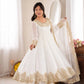 Red Sequin Embroidered Anarkali Set