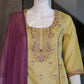 Embroidered Silk Kurta Palazzo Set with Dupatta