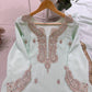 Pista Green Cording Salwar Suit