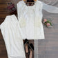 Natural Crepe Kurta Farshi Salwar With Dupatta