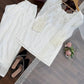 Natural Crepe Kurta Farshi Salwar With Dupatta