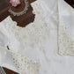 Natural Crepe Kurta Farshi Salwar With Dupatta