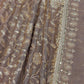 Mocha Sequin Flair Anarkali Set
