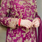 Embroidered Faux Georgette Plazzo Suit with Dupatta