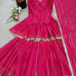 Embroidered Mal Chanderi Sharara Set with Dupatta