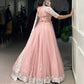 Soft Georgette Silk Embroidered Lehenga Set with Dupatta