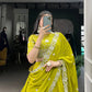 Soft Georgette Silk Embroidered Lehenga Set with Dupatta