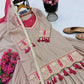 Chinon Silk Lehenga Set with Tassel Kurti Top