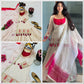 Chinon Silk Lehenga Set with Tassel Kurti Top