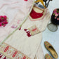 Chinon Silk Lehenga Set with Tassel Kurti Top