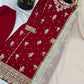 Embroidered Faux Georgette Pant Suit Set