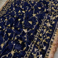 Handworked Gota Patti Georgette Saree with Sequence Lace Border