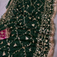 Handworked Gota Patti Georgette Saree with Sequence Lace Border