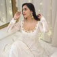 Embroidered Faux Georgette Anarkali Suit with Dupatta