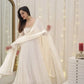 Embroidered Faux Georgette Anarkali Suit with Dupatta