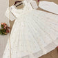 Embroidered Faux Georgette Anarkali Suit with Dupatta