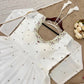 Embroidered Faux Georgette Anarkali Suit with Dupatta