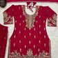 Rani Pink Sequin Sharara Set