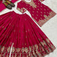 Rani Pink Sequin Sharara Set
