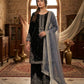Navy & Black Velvet Sequin Palazzo Set