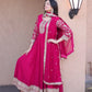 Zari Sequin Kali Anarkali