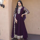 Zari Sequin Kali Anarkali