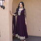 Zari Sequin Kali Anarkali
