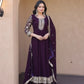 Zari Sequin Kali Anarkali