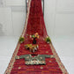 Embroidered Bandhej Saree