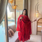 Brocade Tiered Anarkali Gown