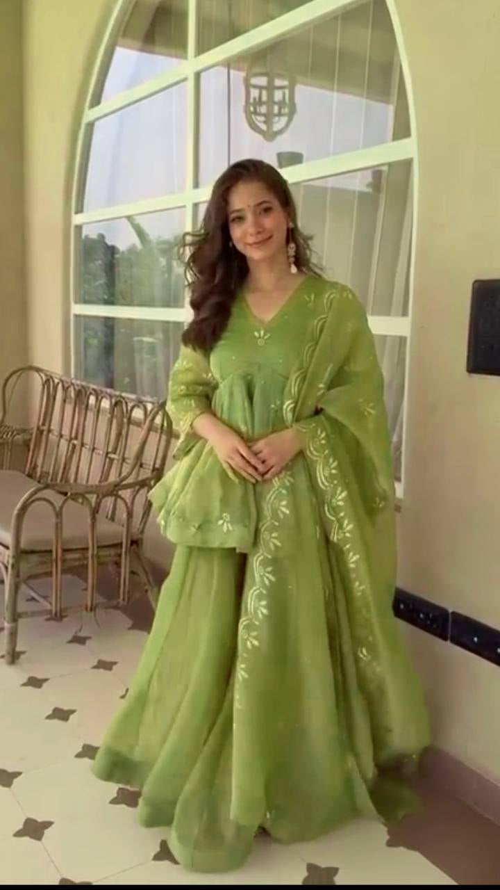 Sage Mukesh Work Co-ord Set