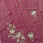 Mauve Beaded Floral Co-ord Set