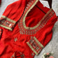 Cosmos Mirror Work Kurti Palazzo Set