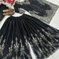 Black Sequin Keyhole Sharara Set
