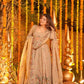 Crunchy Silk Embroidered Gown Sharara Set with Dupatta for Elegant look