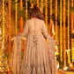 Crunchy Silk Embroidered Gown Sharara Set with Dupatta for Elegant look