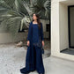 Designer Crepe Silk Embroidered Suit Set