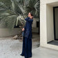 Designer Crepe Silk Embroidered Suit Set