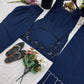 Designer Crepe Silk Embroidered Suit Set