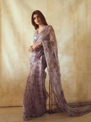 Elegant Tabby Silk Saree for Festive and Party Wear