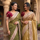 Sequin Cording Mocha Saree