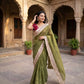 Sequin Cording Mocha Saree