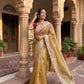 Sequin Cording Mocha Saree