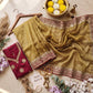 Sequin Cording Mocha Saree