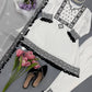 Ivory Mirror Pompom Suit Set