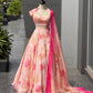 Blush Floral Mirror Lehenga